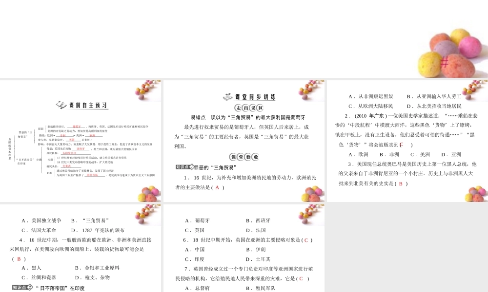 九年级历史上册 第五单元 第15课 血腥的资本积累  配套课件 人教新课标版 课件