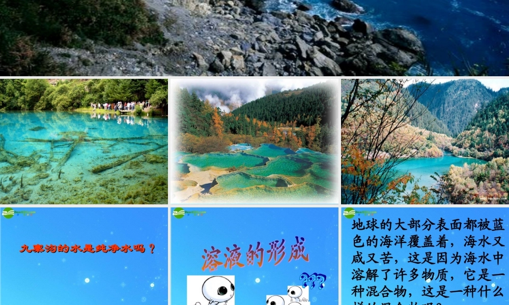 九年级化学下册 第九单元 溶液 课题1 溶液的形成课件 人教新课标版 课件