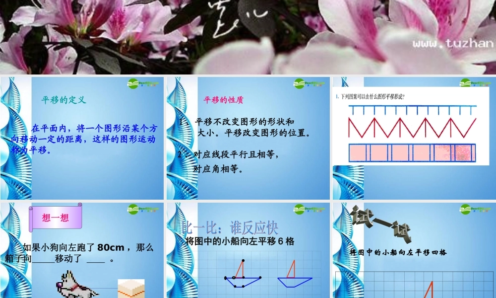 七年级数学上册 平移二课件 人教新课标版 课件