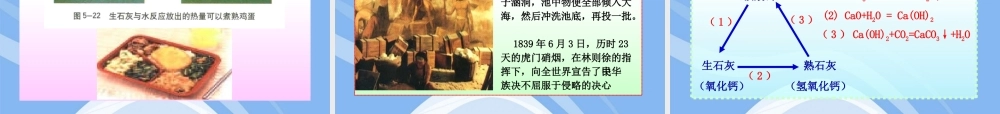九年级化学上册 第四节 石灰石的利用同步授课课件 沪教版 课件