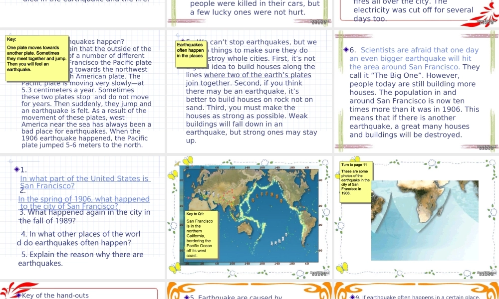 ]高一英语Revision of Lesson25 人教版 课件