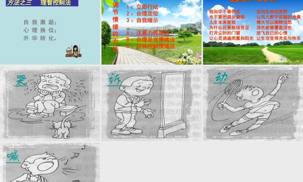 七年级政治下册 第二课(情绪调味师)课件2 人民版 课件