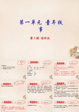 (同步精品课堂)七年级语文下册 专题05 伤仲永(基础版)课件 (新版)新人教版 课件