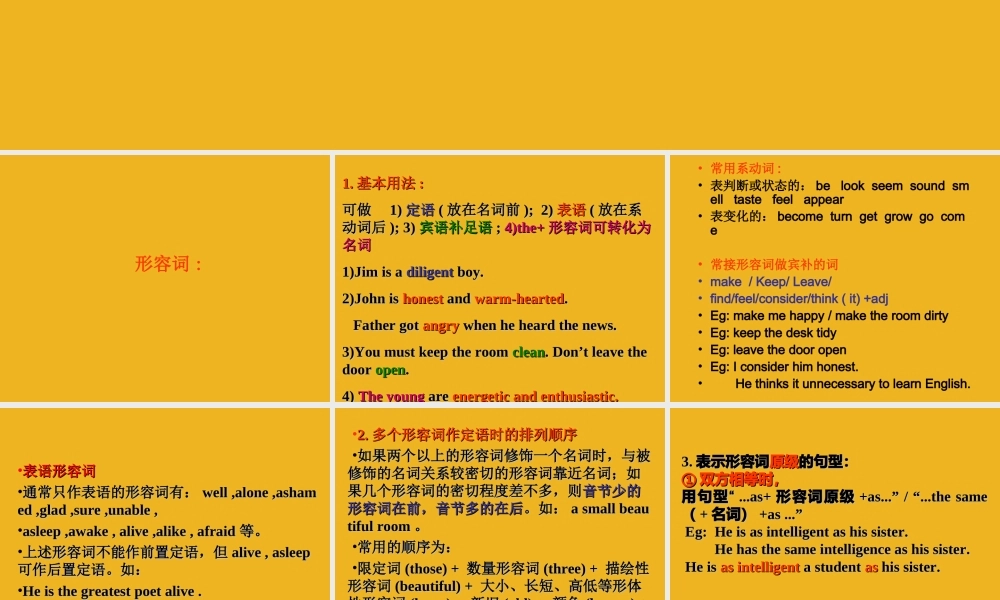 中考英语语法考点石专题复习23 课件