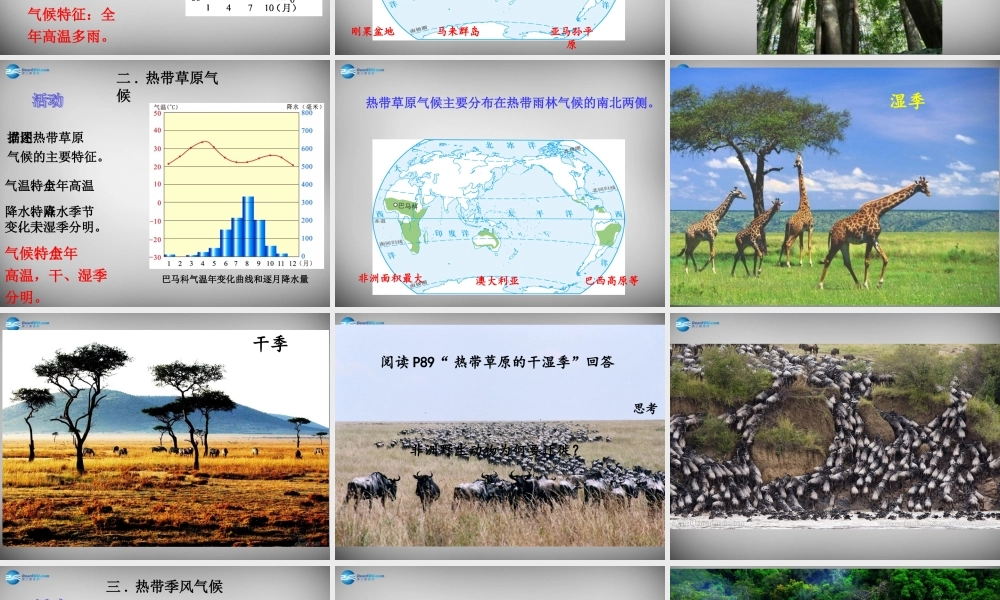 七年级地理上册 第四章 世界的气候课件 湘教版 课件