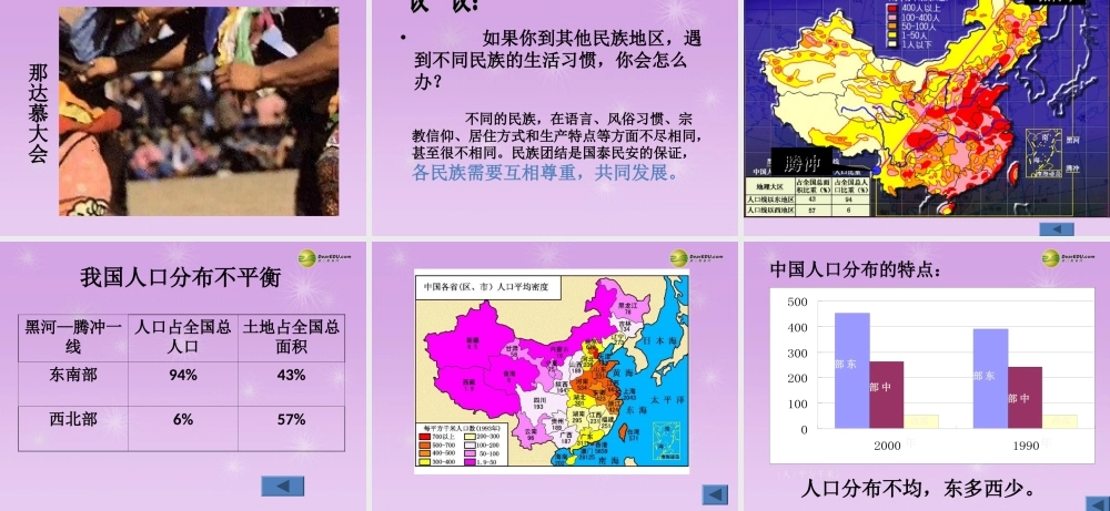 七年级历史与社会上册 第二单元第三课第一框 众多人口课件 人教版 课件