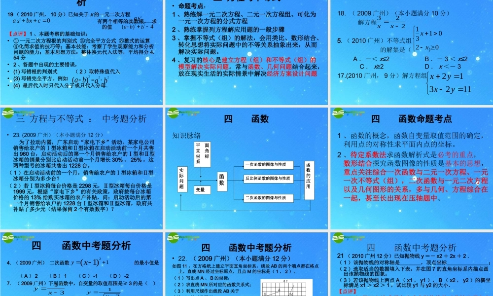 中考数学解读 课件