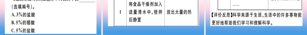 九年级化学下册 专题三 酸和碱的化学性质习题课件 (新版)新人教版 课件