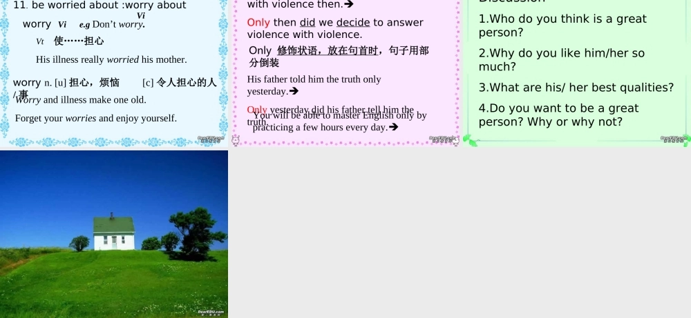 Unit5 Nelson Mandela a modern hero 新课标 人教版 试题