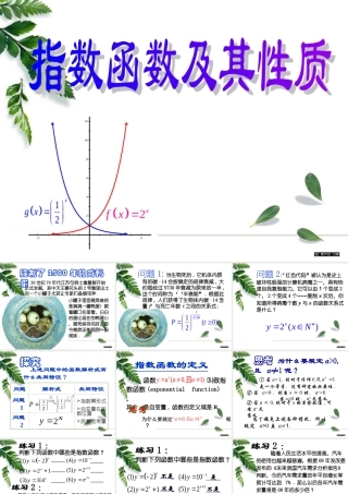 212定稿 河南省数学优质课大赛获奖课件及教案13 指数函数及其性质-2