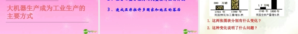 九年级历史  蒸汽时代 的到来课件 人教新课标版 课件
