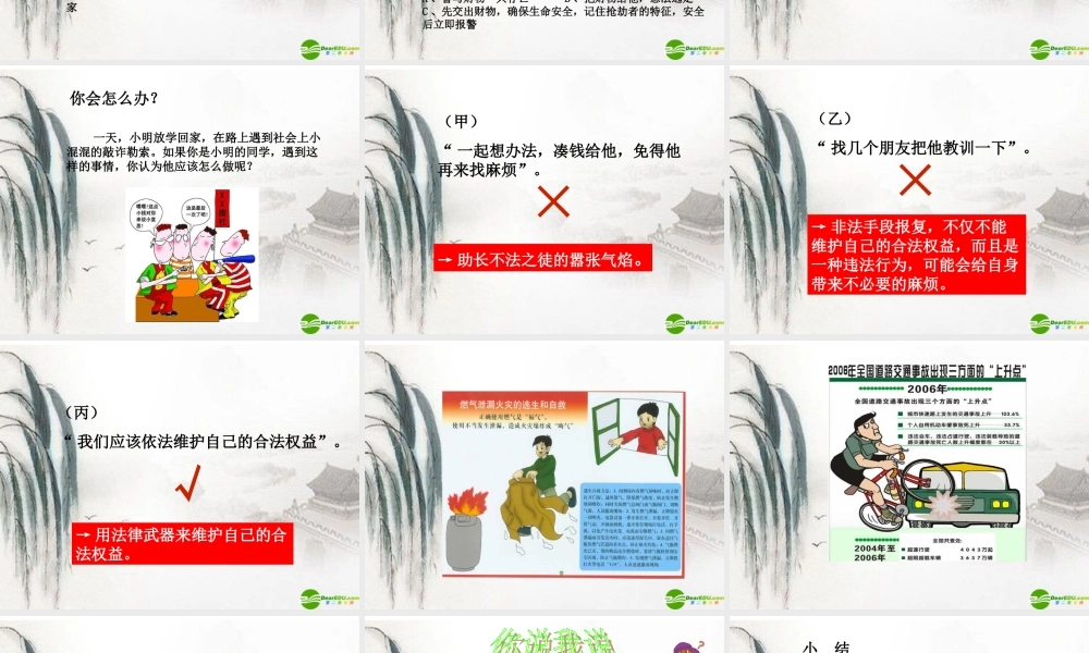 七年级思想品德下册 第二十二课(筑起 防火墙 )课件 苏教版 课件