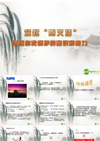 七年级思想品德下册 第二十二课(筑起 防火墙 )课件 苏教版 课件