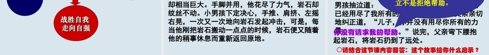 七年级政治下册 告别依赖 走向自立教学课件 新人教版 课件