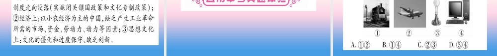 (云南专用)中考历史总复习 第一篇 考点系统复习 板块4 世界古、近代史 主题五 第二次工业革命和近代科学文化(精讲)课件