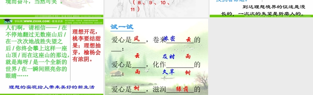 (理想)课件2 七年级语文上册第二单元(理想)课件6套人教版