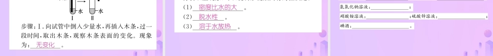 九年级化学下册 第10单元 酸和碱 课题1 常见的酸和碱 第1课时 常见的酸作业课件 (新版)新人教版 课件