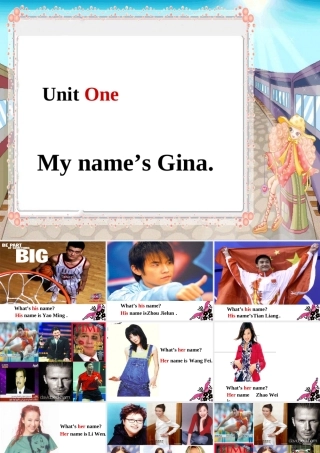 Unit1 (2) 人教版七年级英语上册Unit1 My name's Gina课件