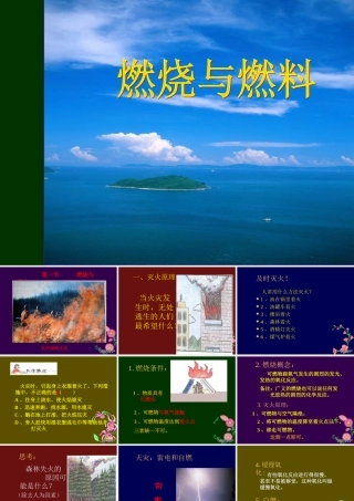 九年级化学第四单元第一节燃烧与灭火课件 新课标 鲁教版 课件