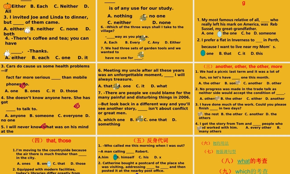 中考英语语法考点石专题复习21 课件