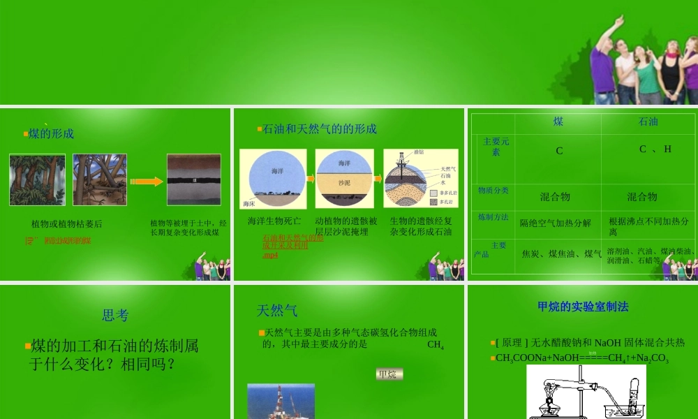 九年级化学上册 七单元燃料和热量课件 人教新课标版 课件