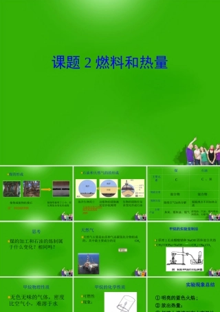 九年级化学上册 七单元燃料和热量课件 人教新课标版 课件