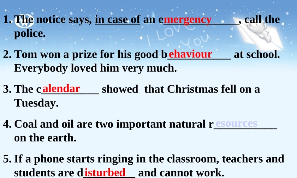 unit9 新课标高三第一轮复习课件整理 新课标高三第一轮复习课件整理