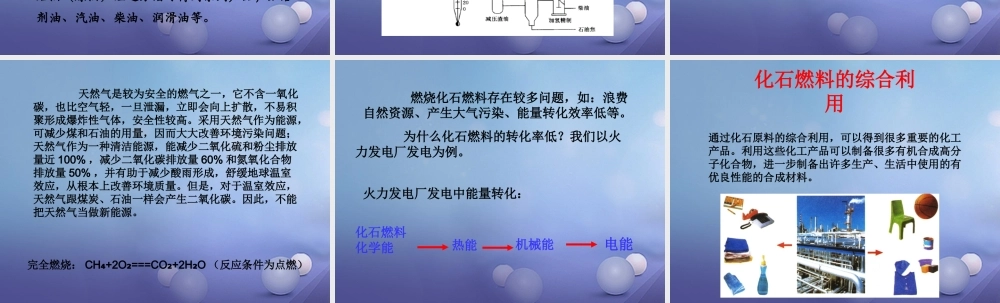 九年级化学上册 62 化石燃料的利用 化石燃料素材 (新版)鲁教版 素材