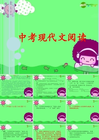 中考语文 现代文阅读复习课件