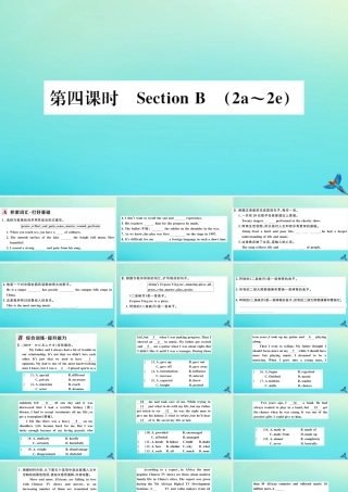 (河南专版)九年级英语全册 Unit 9 I like music that I can dance to(第4课时)习题课件 (新版)人教新目标版 课件