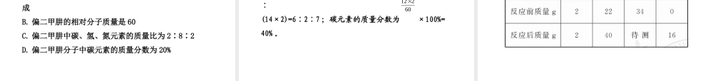 九年级化学上册 期末综合检测配套学案ppt 沪教版 课件