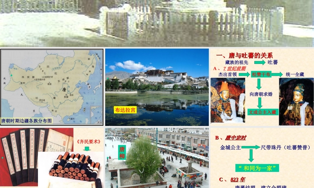 七年级历史第六主题第4课(唐朝民族关系)课件川教版 课件