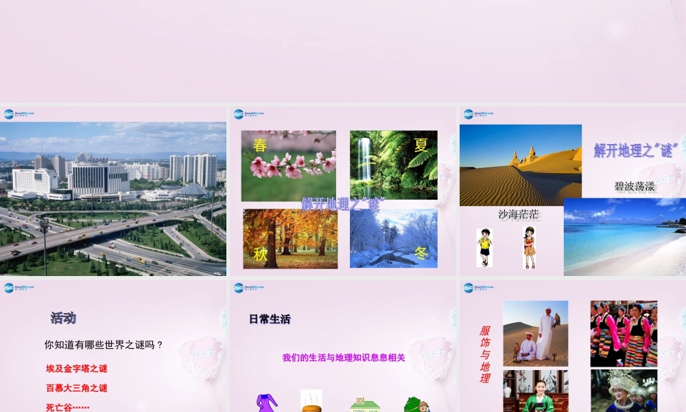 七年级地理上册 第1章 第1节(我们身边的地理)课件 湘教版 课件