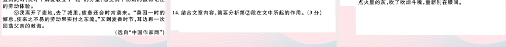 (江西专版)文下册 期末检测卷课件 新人教版 课件