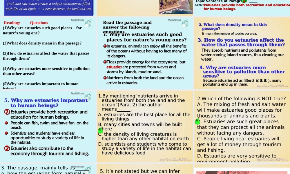 unit13(integrating  skills) 湖北省高二英语下学期Unit13The water planetw全单元课件 人教版 湖北省高二英语下学期Unit13The water planetw全单元课件 人教版