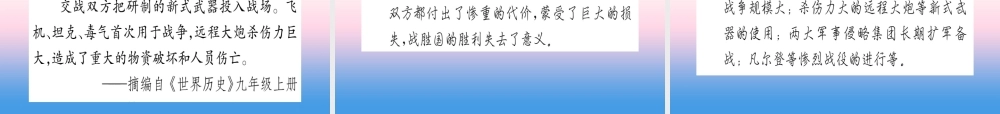 (甘肃专用)中考历史总复习 第一篇 考点系统复习 板块六 世界现代史 主题一 第一次世界大战和战后初期的世界(精练)课件