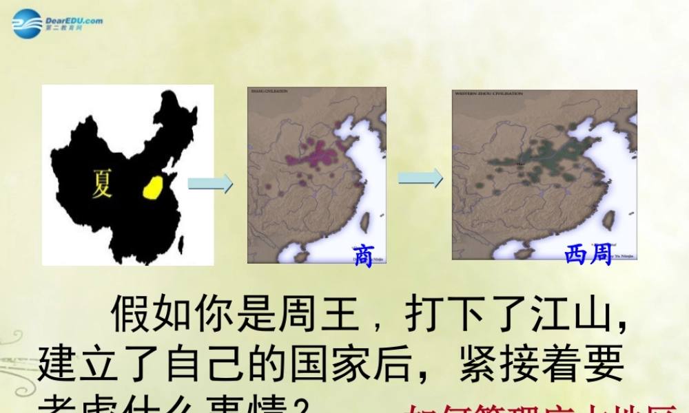 七年级历史上册 第6课 夏商西周的社会与国家课件 北师大版 课件