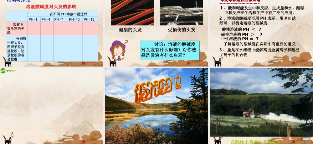 九年级化学下册 酸和碱之间会发生什么反应课件 人教新课标版 课件