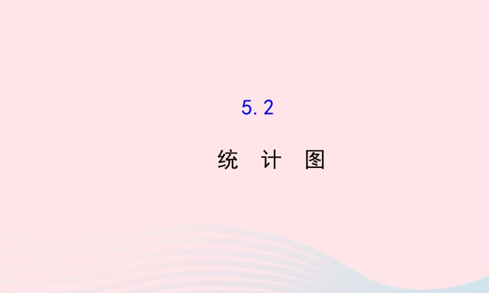 七年级数学上册 第5章 数据的收集与统计 5.2统计图课件 (新版)湘教版 课件