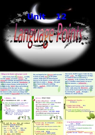 unit12-language points   人教版高二英语Unit12 Fact and fantasy单元完整课件 人教版高二英语Unit12 Fact and fantasy单元完整课件