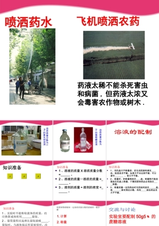 九年级化学 配制溶质质量分数一定的溶液课件 鲁教版 课件