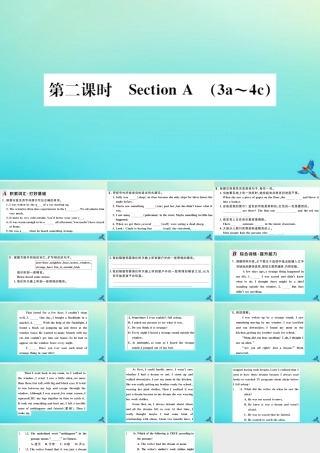 (河南专版)九年级英语全册 Unit 8 It must belong to Carla(第2课时)习题课件 (新版)人教新目标版 课件