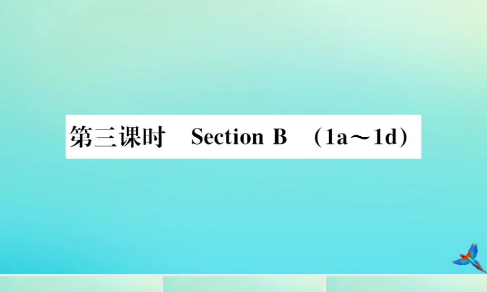 (江西专版)九年级英语全册 Unit 10 You re supposed to shake hands(第3课时)习题课件 (新版)人教新目标版 课件