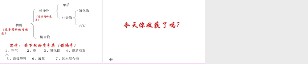 九年级化学 第三节组成物质的化学元素(2)沪教版 课件