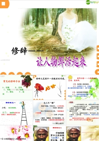 中考语文作文辅导 修辞 让生活鲜活起来课件 人教新课标版 课件