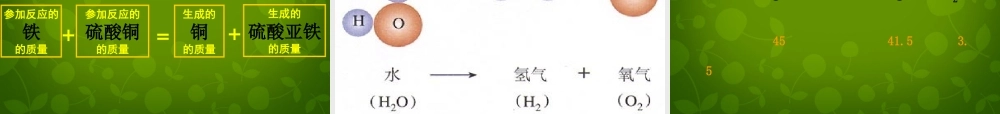 九年级化学上册 51 质量守恒定律课件2 新人教版 课件