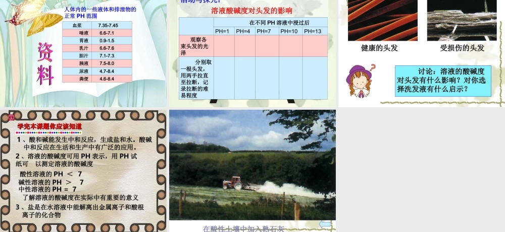 九年级化学酸和碱之间会发生什么反应 3课件粤教版 课件