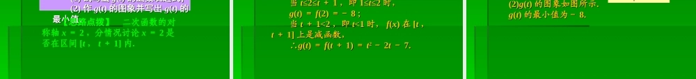 2章4课时 高三数学高考一轮课件-数学优化方案(理科)--第二章 二次函数人教A版 高三数学高考一轮课件-数学优化方案(理科)--第二章 二次函数人教A版