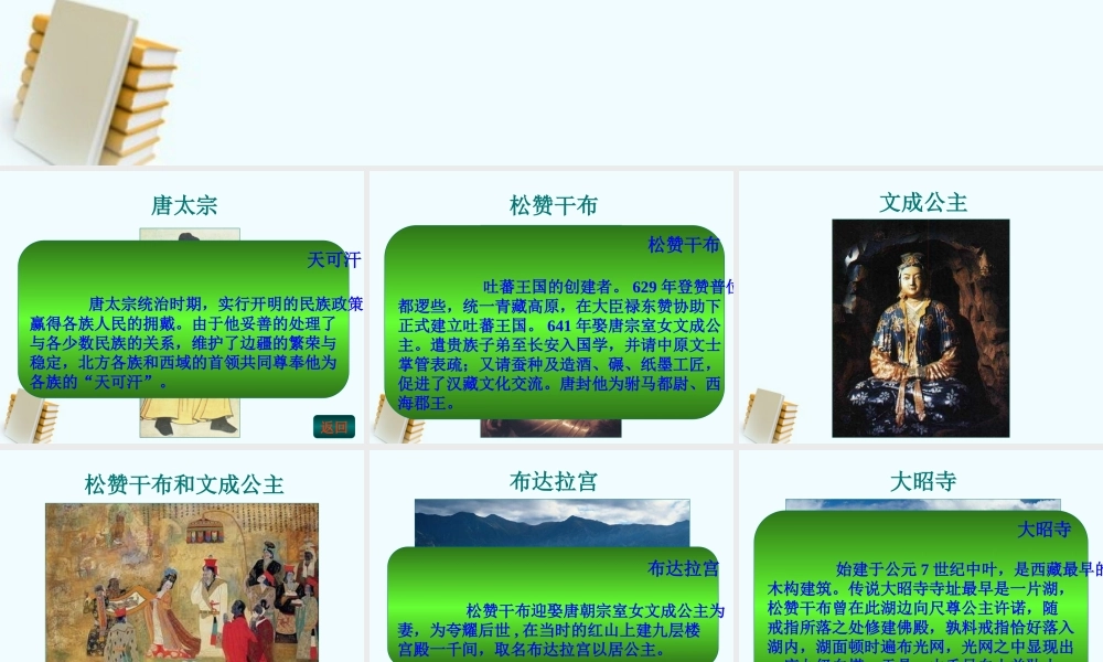 七年级历史下册 1.5( 和同为一家 )课件 鲁教版 课件