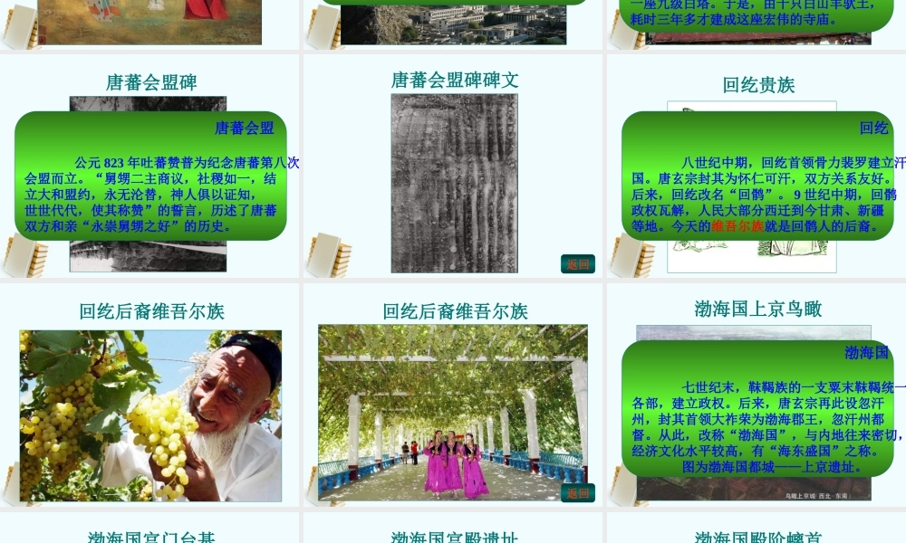 七年级历史下册 1.5( 和同为一家 )课件 鲁教版 课件